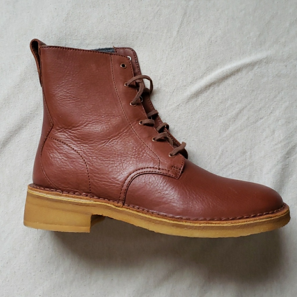 Clark's Brown Leather Boots Size 9.5